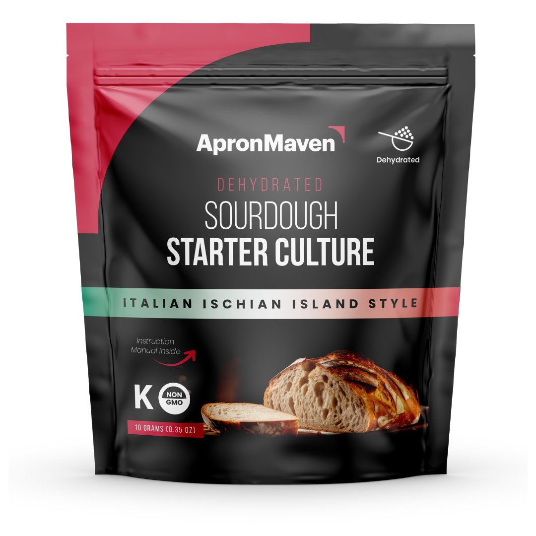 Premium Dehydrated Sourdough Starter Culture - Italian Ischian Island Style Style - 10 Grams