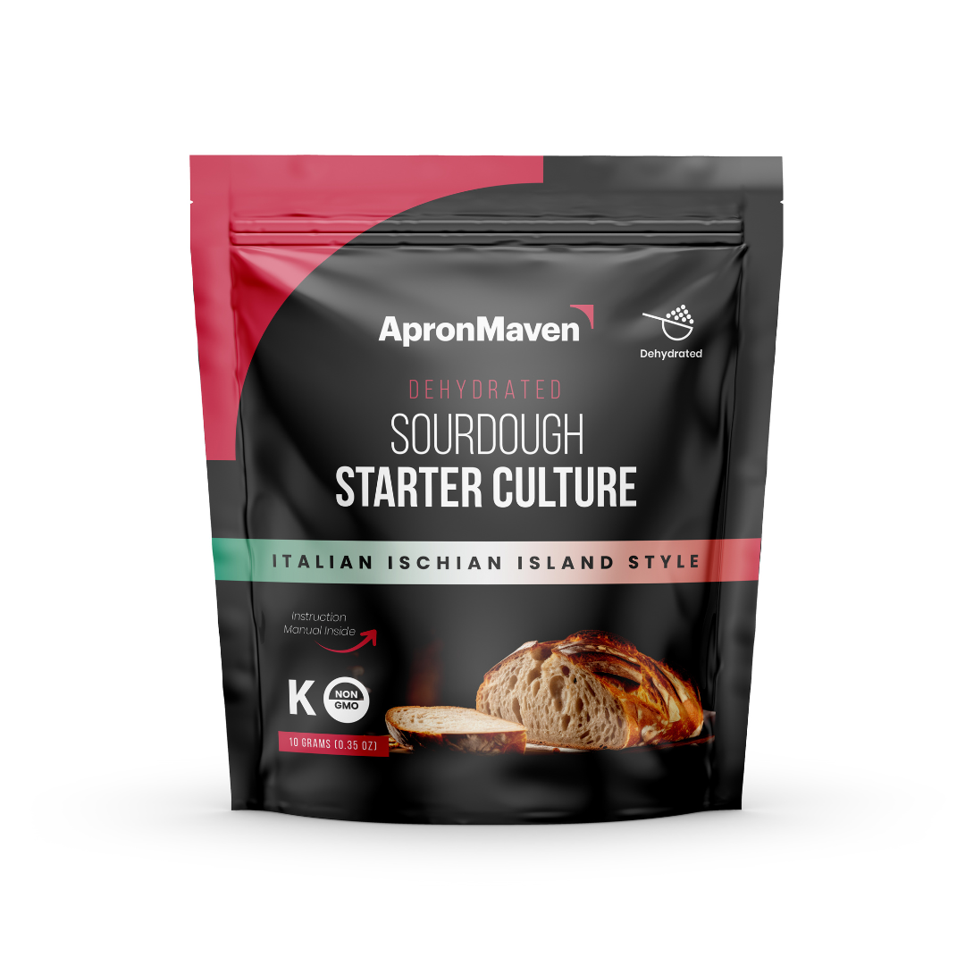Premium Dehydrated Sourdough Starter Culture - Italian Ischian Island Style Style - 10 Grams