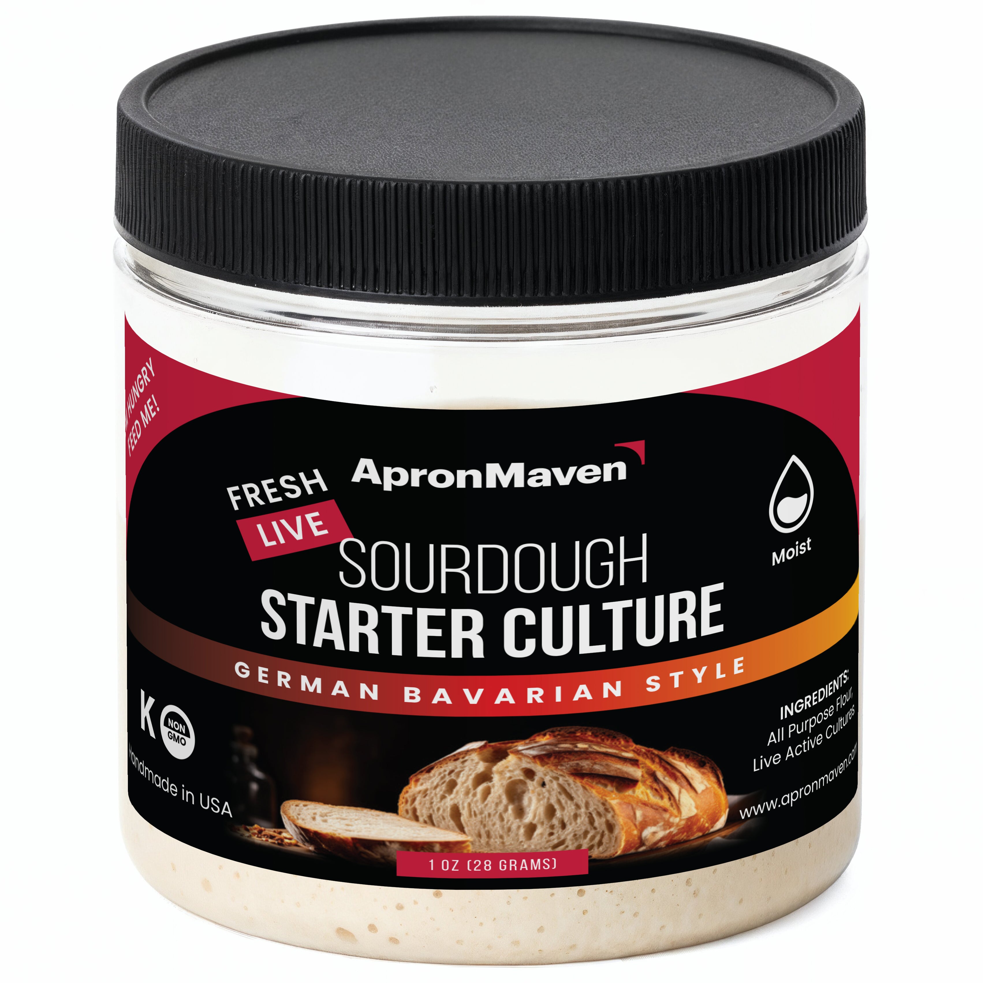 Live  German Bavarian Style Sourdough Starter