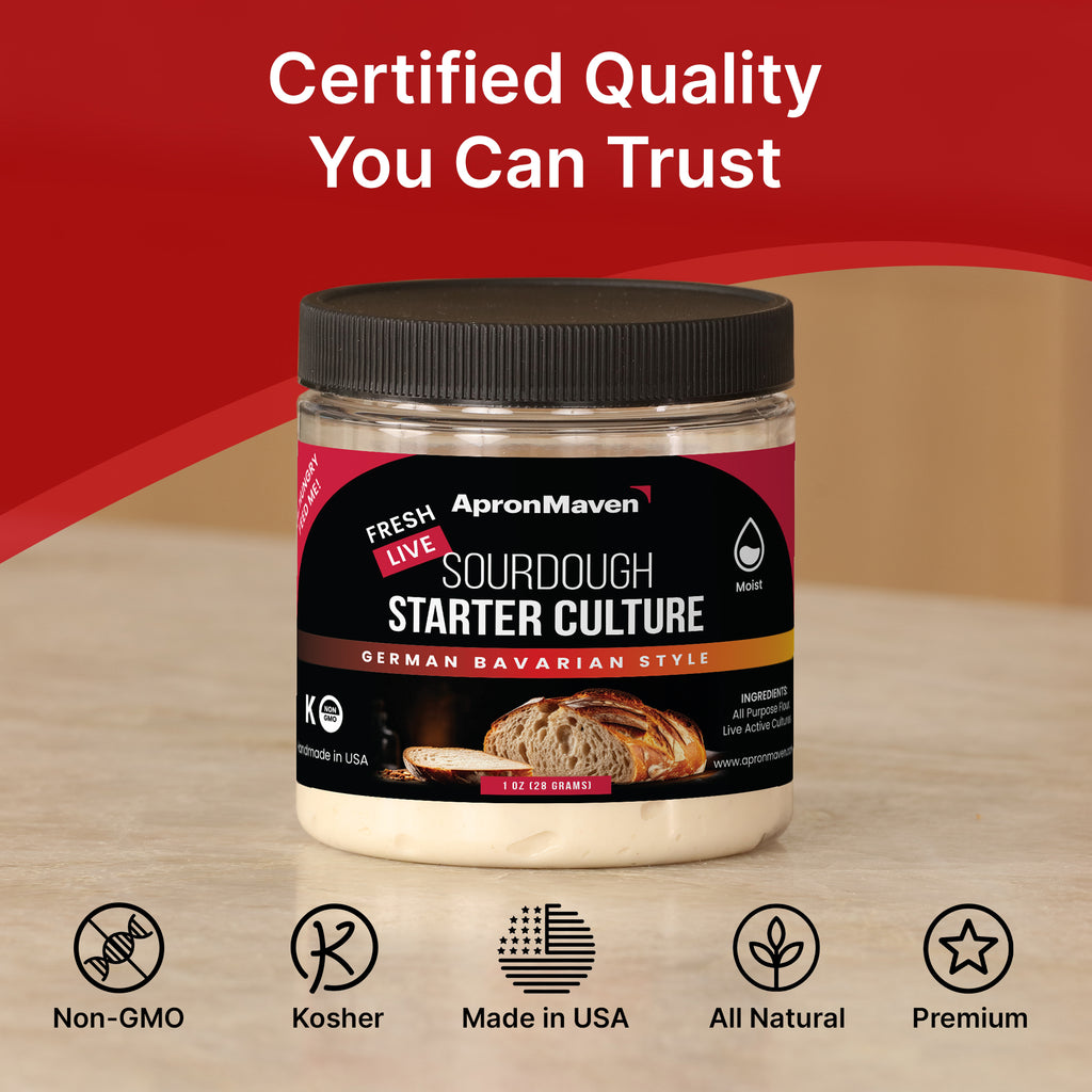 Live  German Bavarian Style Sourdough Starter