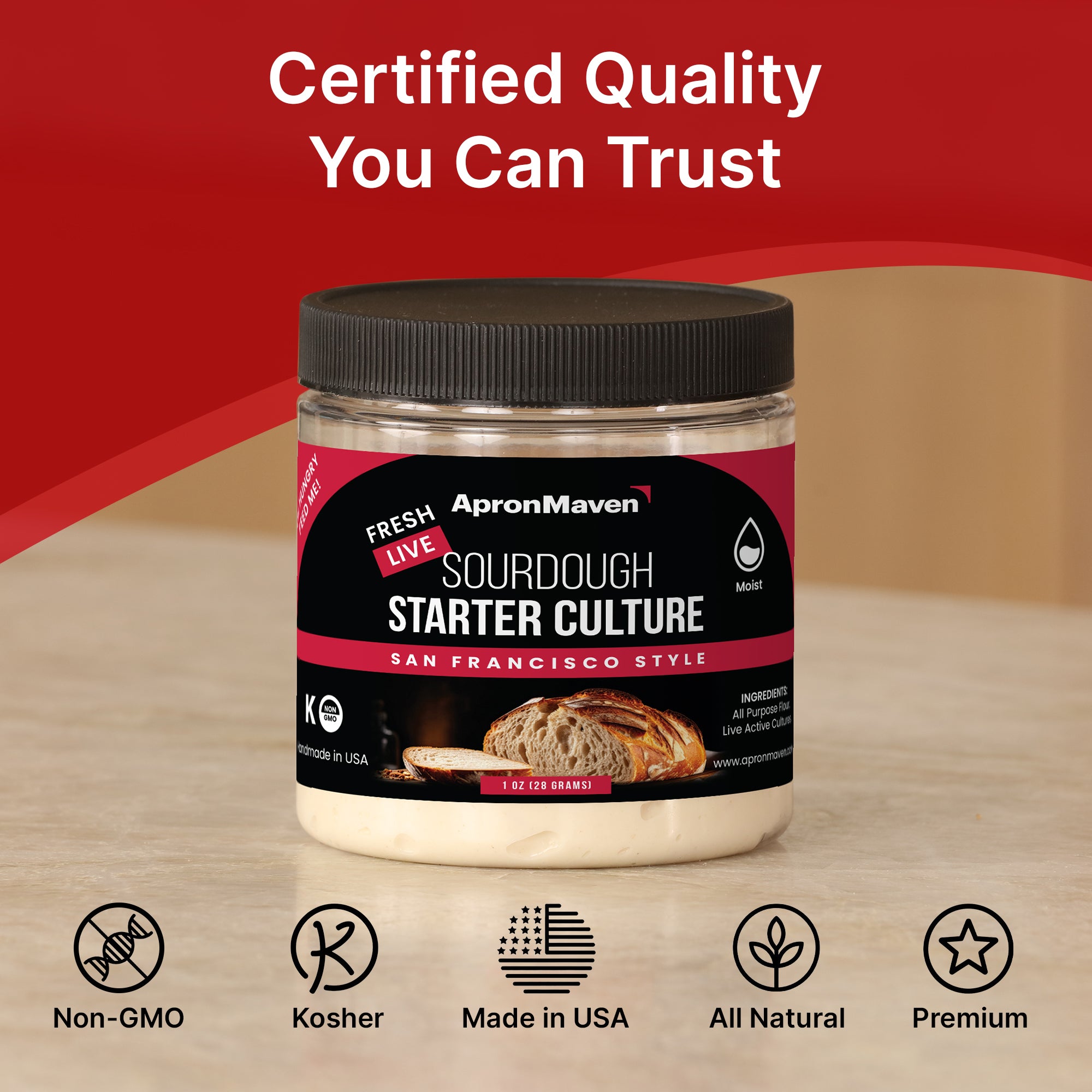 Apron Maven San Francisco Sourdough Starter