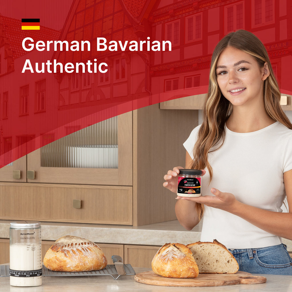 Live  German Bavarian Style Sourdough Starter