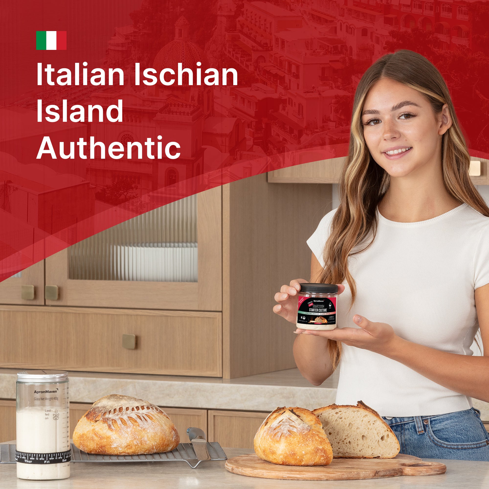 Live Italian Ischian Island Style Sourdough starter
