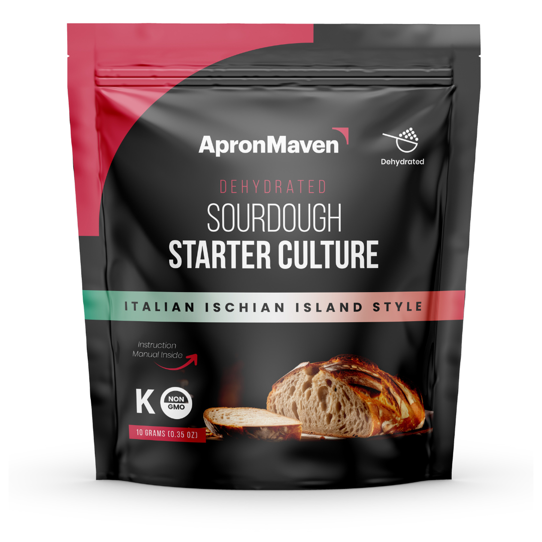 Premium Dehydrated Sourdough Starter Culture - Italian Ischian Island Style  Style - 10 Grams