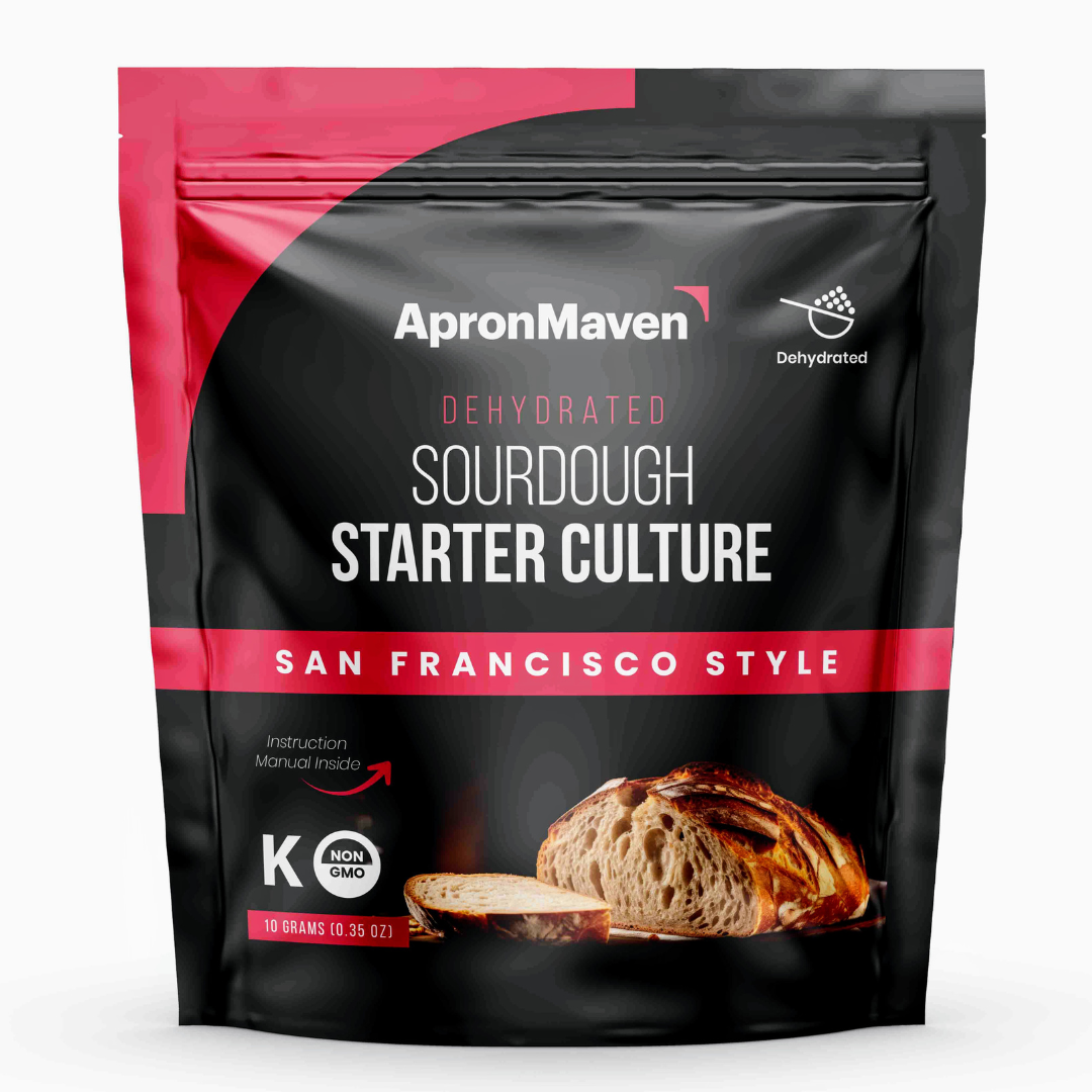 Premium Dehydrated Sourdough Starter Culture - San Francisco Style - 10 Grams